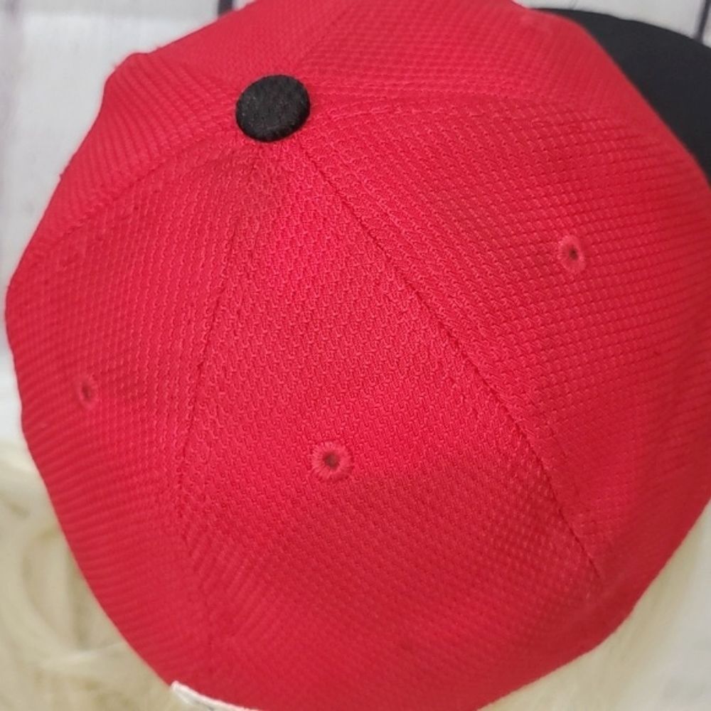 MLB Ohio Cincinnati Reds Red Baseball 59Fifty Size 7 New Era Fitted Baseball Hat - Picture 9 of 17